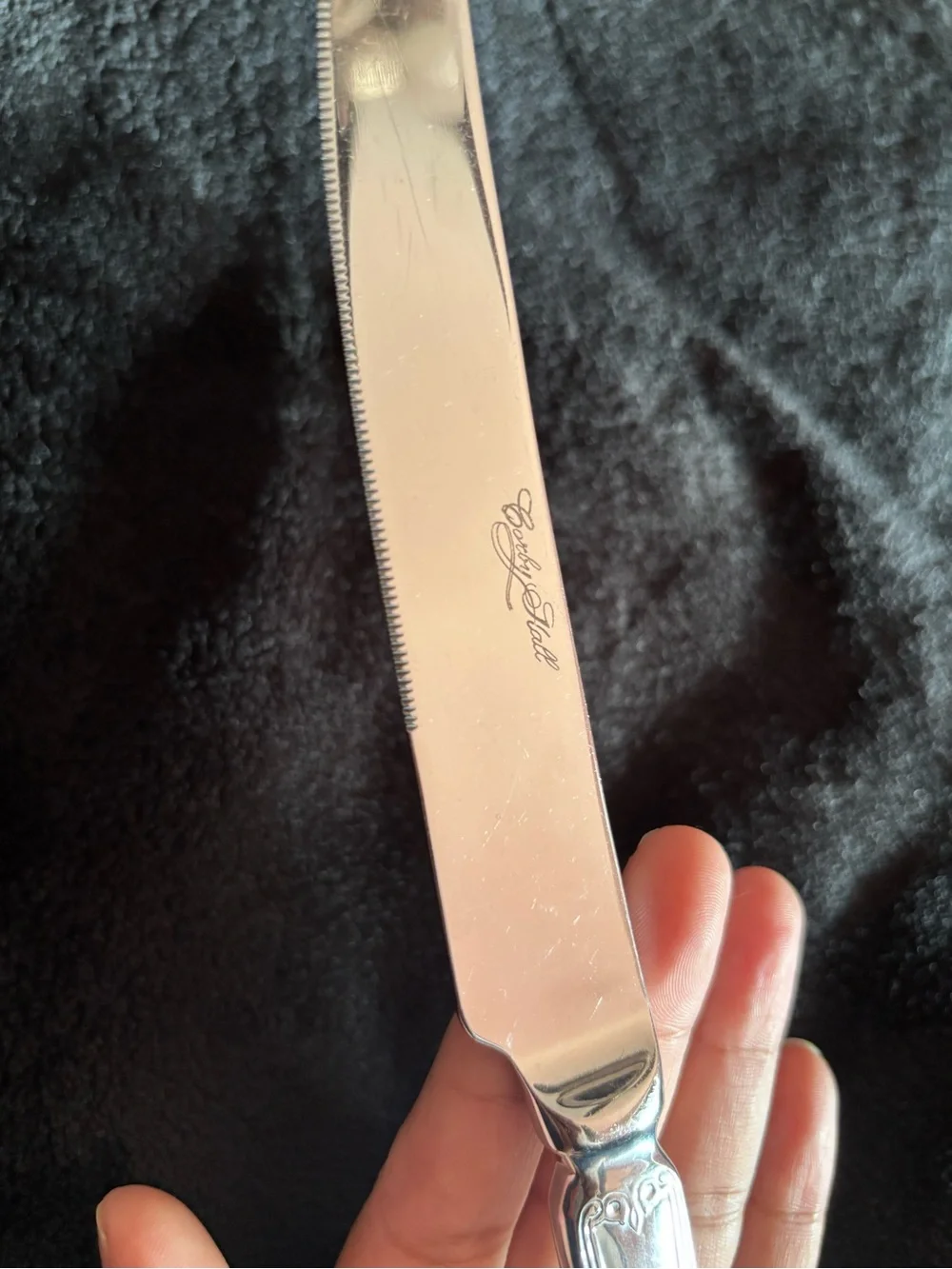 Corby Hall Steak Table knife Solid Handle Form Empire Collection Premium 18/10